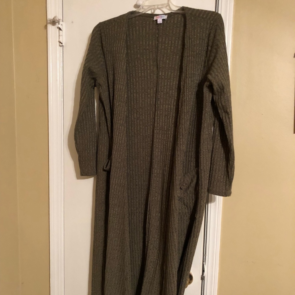 Lularoe Sarah L olive green
